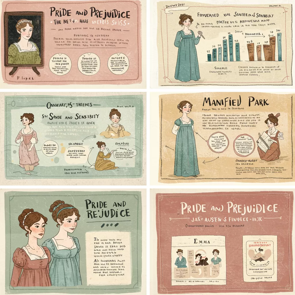 Comparación de Orgullo y Prejuicio con Otras Novelas de Jane Austen