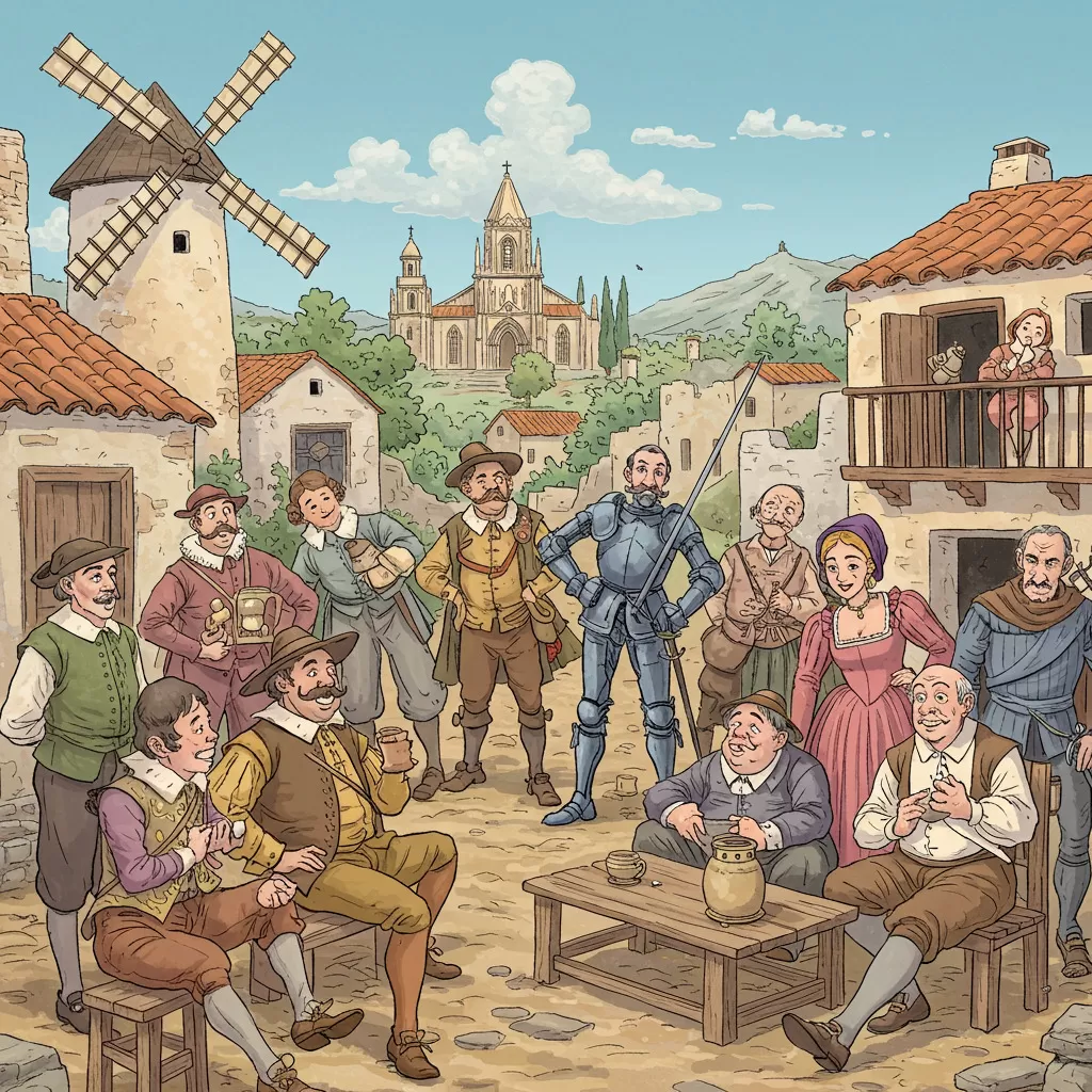 Los Personajes Secundarios en Don Quijote: Más Allá del Hidalgo